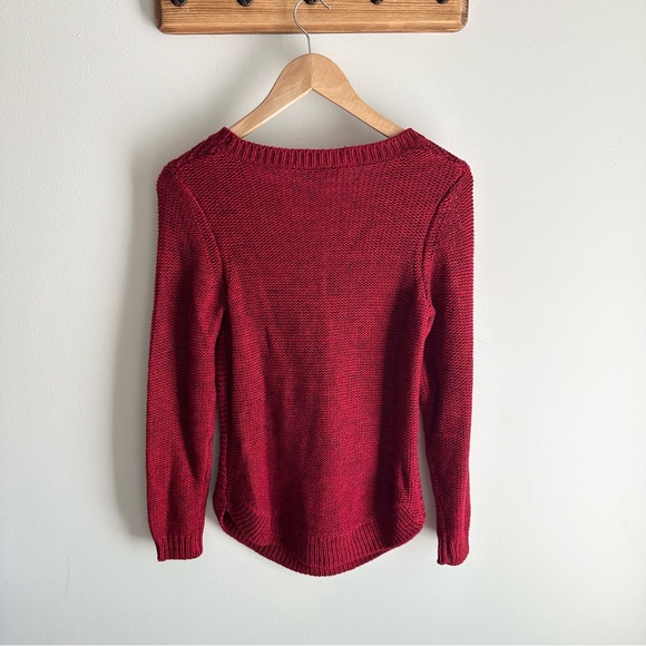 cleo red knit sweater - Picture 2 of 3